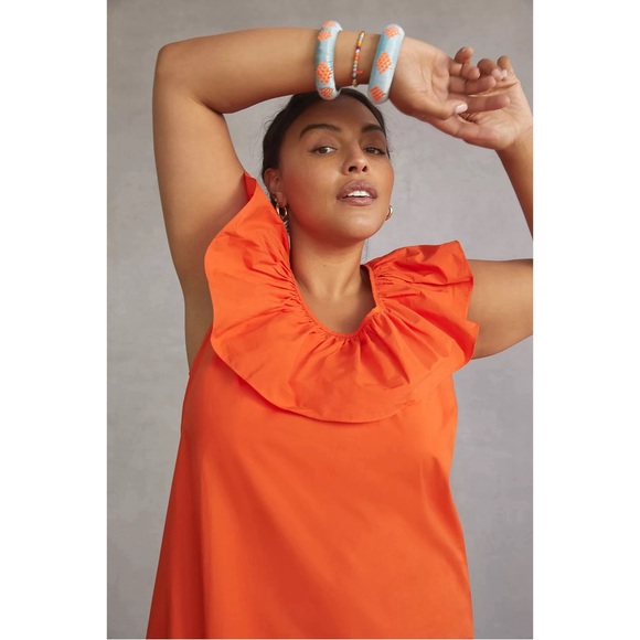 Anthropologie WHIT TWO Flouncy Ruffled Maxi Dress NWT SZ 1X - Picture 2 of 16